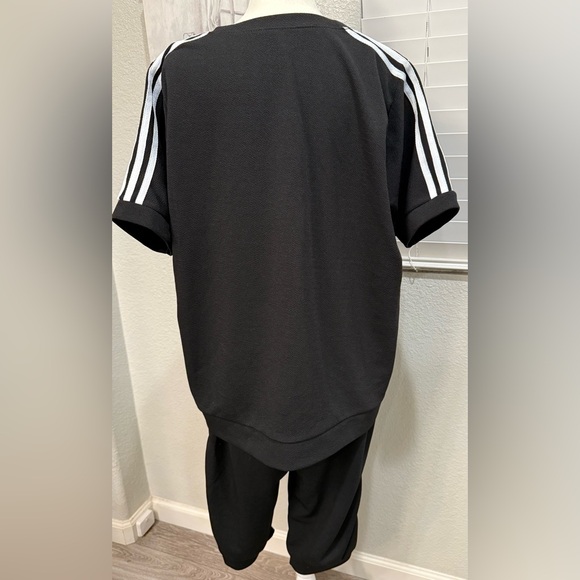 Black Tracksuit with White Stripes - Picture 3 of 8